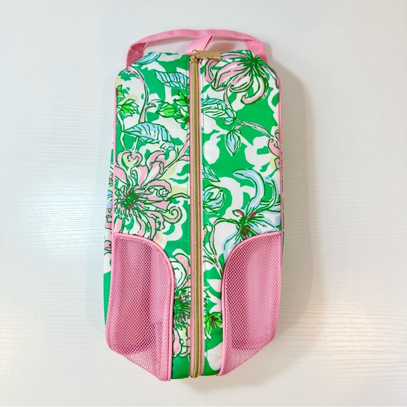 Lilly Pulitzer Shoe Bag, Spearmint Blossom Views - Picture 5 of 14
